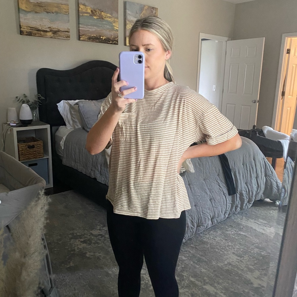 Striped Women's casual top